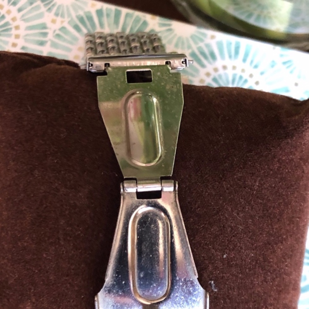 Elements Stainless Watch Oversized Rhinestone Face - image 6